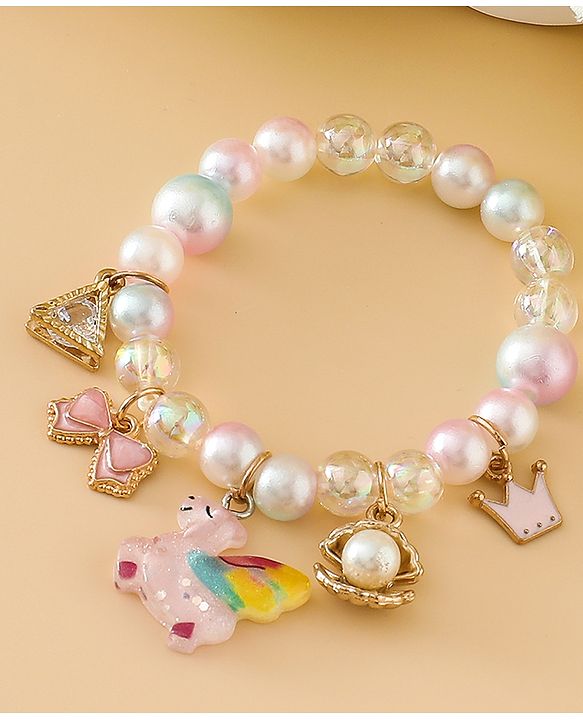 Babyhug Free Size Bracelets for Girls - White