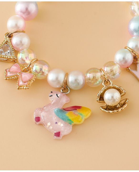 Babyhug Free Size Bracelets for Girls - White
