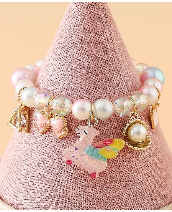 Babyhug Free Size Bracelets for Girls - White