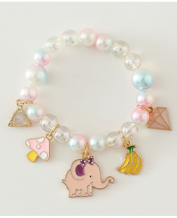 Babyhug Free Size Bracelets & Bangles Set for Girls - Pink