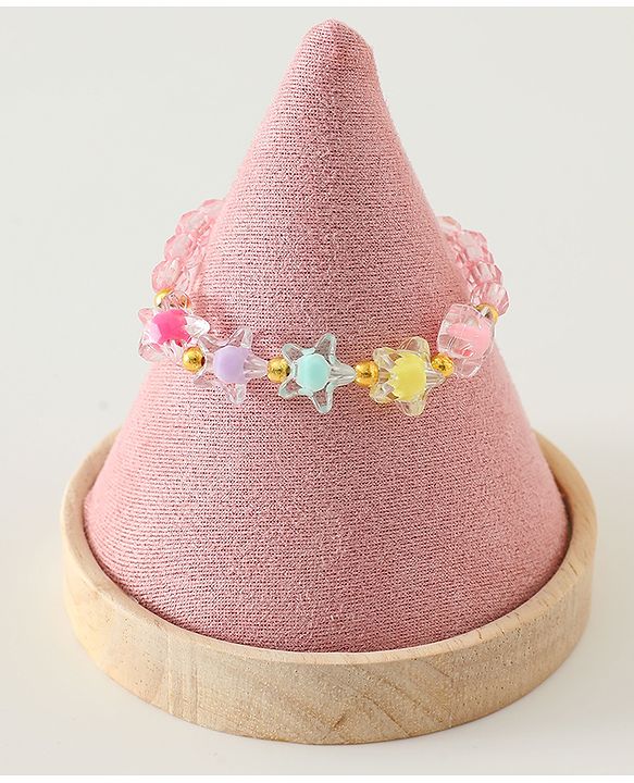 Pine Kids Free Size Bracelets & Bangles Set for Girls - Pink