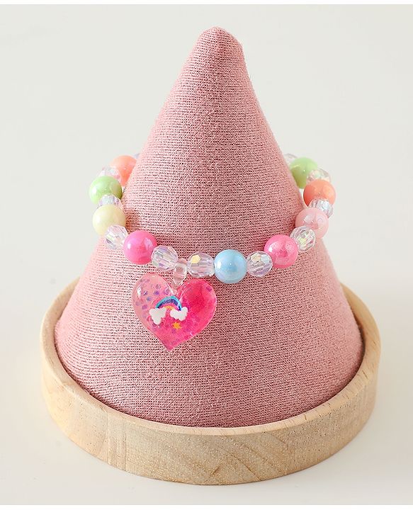 Pine Kids Free Size Bracelets & Bangles Set for Girls - Pink