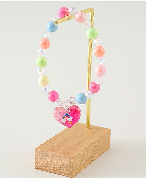 Pine Kids Free Size Bracelets & Bangles Set for Girls - Pink