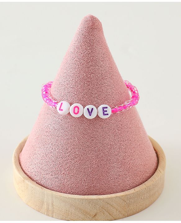 Pine Kids Free Size Bracelets & Bangles Set for Girls - Pink