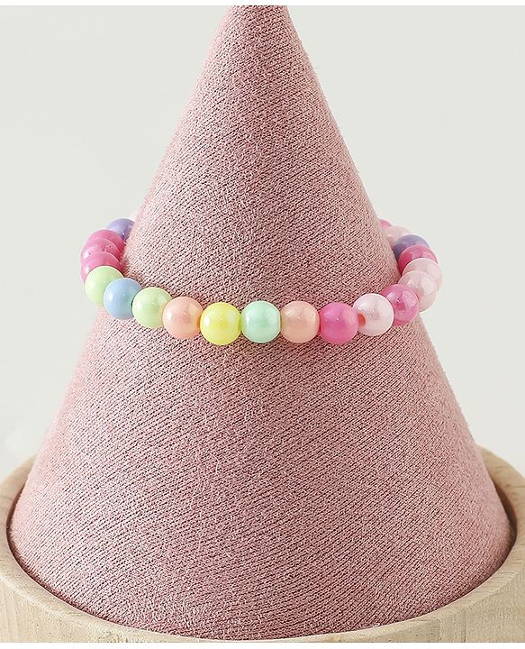 Pine Kids Free Size Bracelets & Bangles Set for Girls - Pink