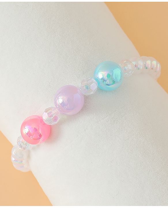 Babyhug Free Size Jewellery Set for Girls - White