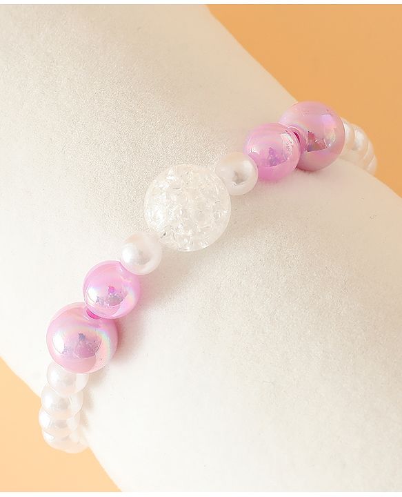 Babyhug Free Size Jewellery Set for Girls - Dark Pink