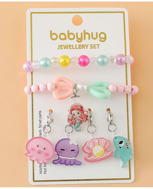 Babyhug Free Size Jewellery Set for Girls - Lilac