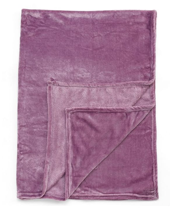 Babyhug Super Soft Coral Fleece Baby Blanket Lavender| Soft & Cozy| Baby Safe| Machine Washable| Travel Friendly| Baby Bedding| Warm Blanket for Newborns & Babies