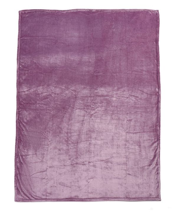 Babyhug Super Soft Coral Fleece Baby Blanket Lavender| Soft & Cozy| Baby Safe| Machine Washable| Travel Friendly| Baby Bedding| Warm Blanket for Newborns & Babies
