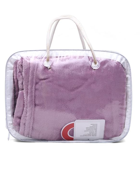 Babyhug Super Soft Coral Fleece Baby Blanket Lavender| Soft & Cozy| Baby Safe| Machine Washable| Travel Friendly| Baby Bedding| Warm Blanket for Newborns & Babies