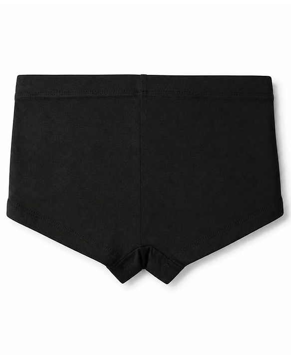 Pine Kids Cotton Elastane Knit Bloomers with Bow Applique Pack of 3 - Light Pink Black Pink