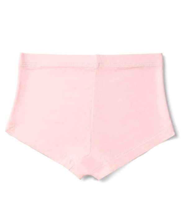 Pine Kids Cotton Elastane Knit Bloomers with Bow Applique Pack of 3 - Light Pink Black Pink