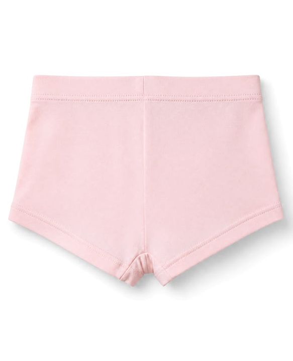 Pine Kids Cotton Mix Knit Bloomers Set With Bow Applique Pack of 3 - Red, Black & Pink