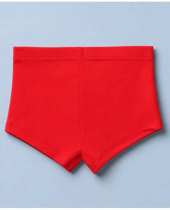 Pine Kids Cotton Mix Knit Bloomers Set With Bow Applique Pack of 3 - Red, White & Pink