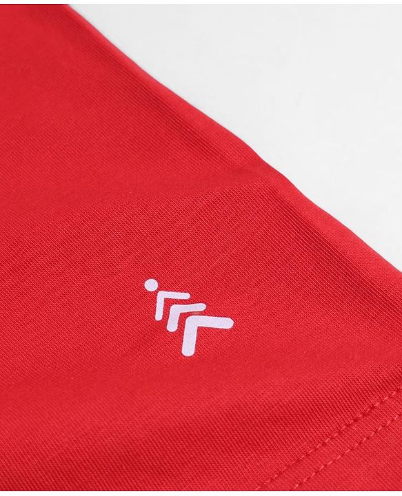 Pine Kids Cotton Lycra Knit Above Knee Length Solid Cycling Shorts Pack of 3 - Red Light Pink Black