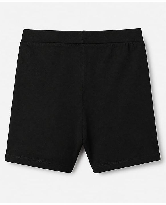 Pine Kids Cotton Lycra Knit Above Knee Length Cycling Shorts Pack of 3 - Red Grey & Black