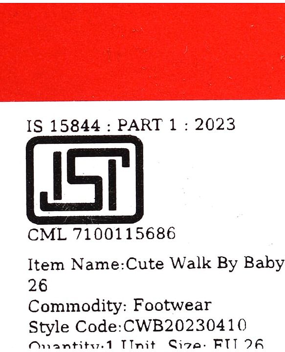 Cute Walk by Babyhug Velcro Closure Sneaker Shoes - Pink