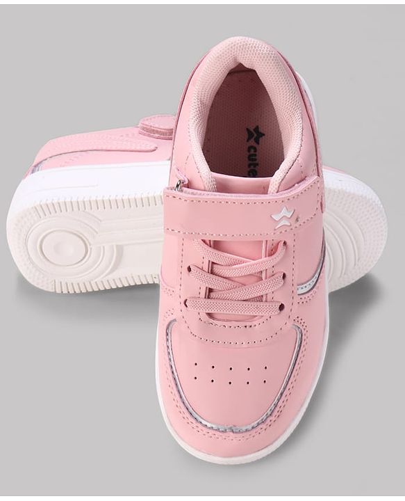Cute Walk by Babyhug Velcro Closure Sneaker Shoes - Pink