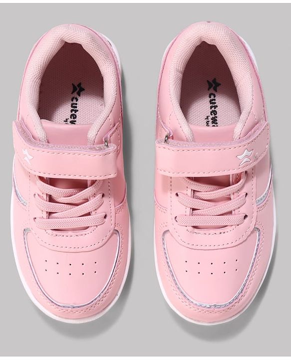 Cute Walk by Babyhug Velcro Closure Sneaker Shoes - Pink
