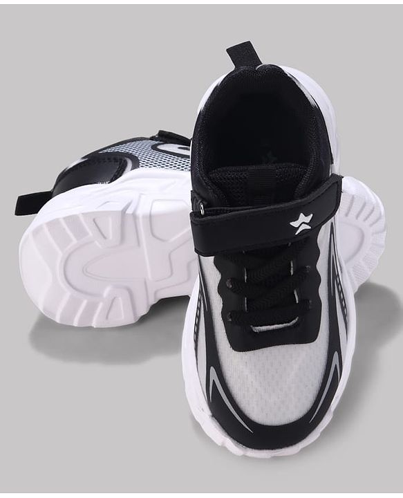 Cute Walk by Babyhug Velcro Closure Sneaker Shoes - Black