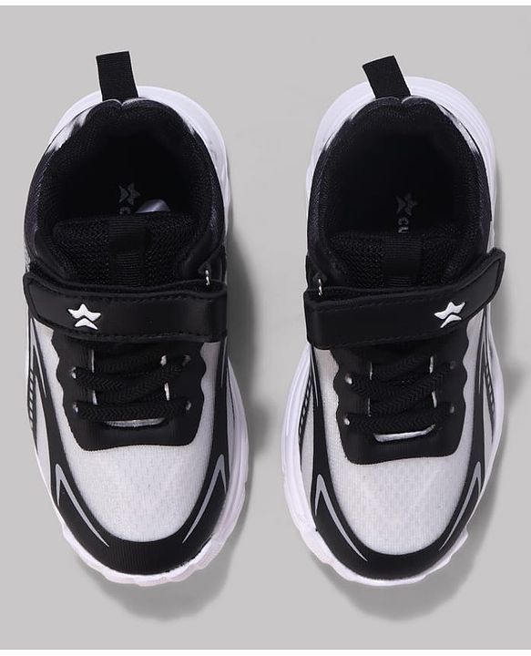 Cute Walk by Babyhug Velcro Closure Sneaker Shoes - Black
