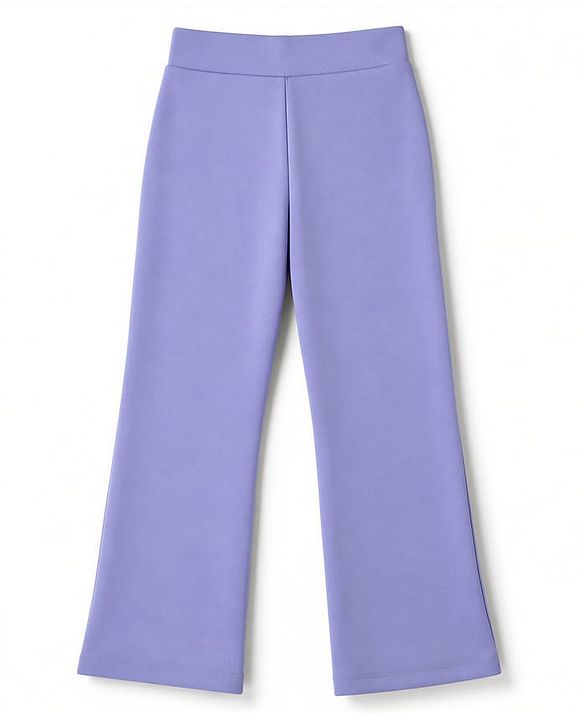 Pine Active Knit Full Length Four Way Stretch Aero Soft Flared Leggings - Lavender