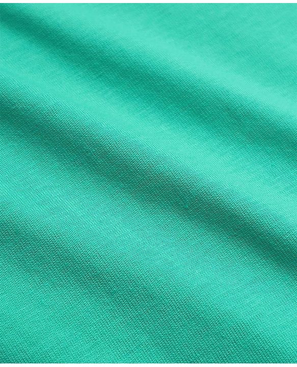 Babyhug 100% Cotton Knit Solid T-Shirts with Half Sleeves - Green