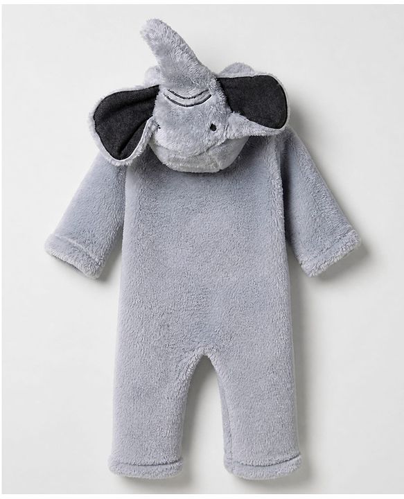 Babyhug Fur Knit Winter Romper with Full Sleeves and Koala Patch & Applique - Brown