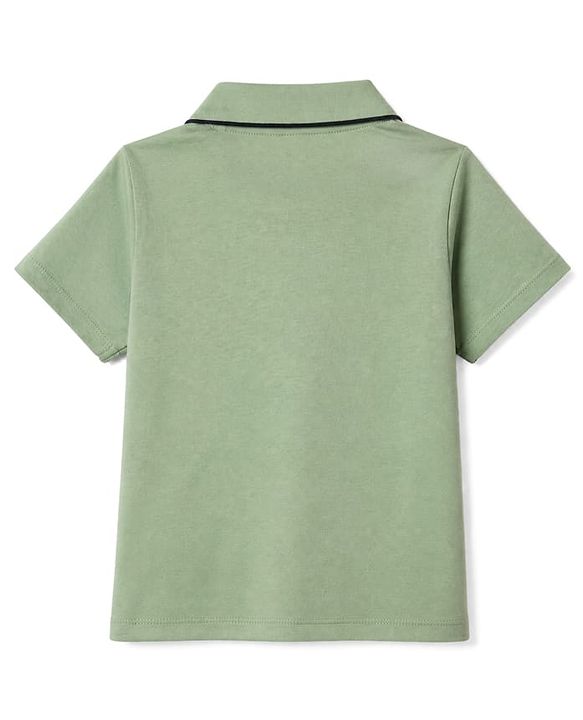 Pine Kids 100% Cotton Bio Washed Single Jersery 180 Gsm Knit Co-ord Shirt & Pajama Night Suit with Floral Print - Light Green