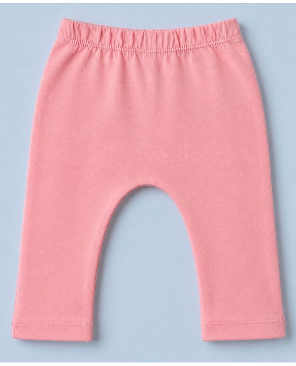 Babyhug Cotton Knit Front Open Full Sleeves T-Shirt & Pajama Night Suit with Flower Print - Peach