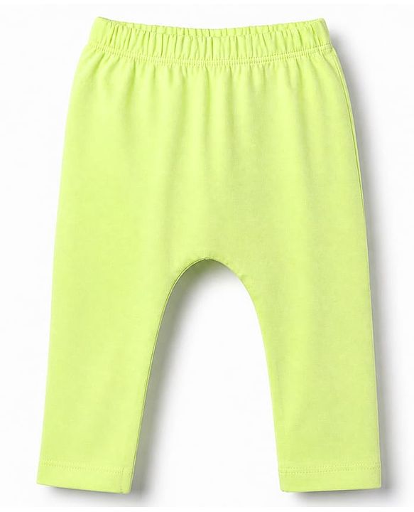 Babyhug Cotton Knit Front Open Full Sleeves T-Shirt & Pajama Night Suit with Cutest Cuddle Buddy Text Print - Light Green