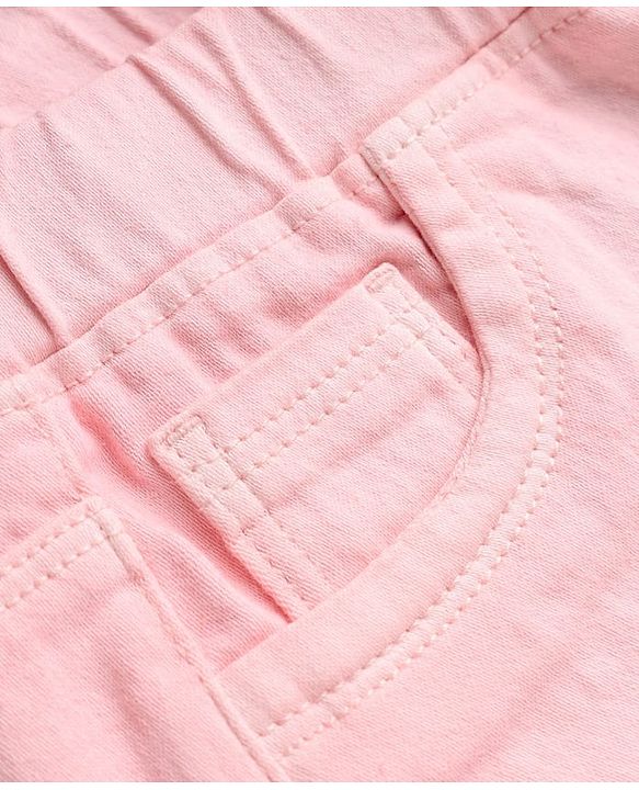 Pine Kids Denim Woven Ankle Length Jeggings in Peach