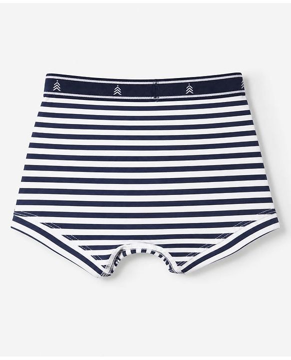 Pine Kids 100% Cotton Elastane Knit Trunk with Football Print Pack of 3 - Red Blue & White