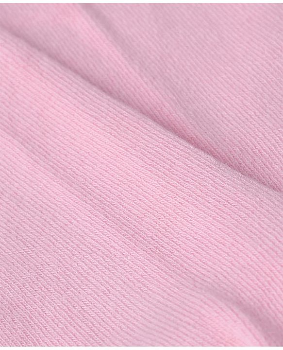 Cute Walk by Babyhug Knit Anti Bacterial Solid Tights - Pink