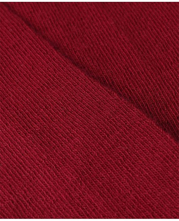 Cute Walk by Babyhug Knit Anti Bacterial Solid Tights - Maroon