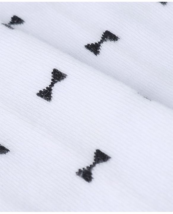 Cute Walk by Babyhug Knit Anti Bacterial Design Regular Tights- White