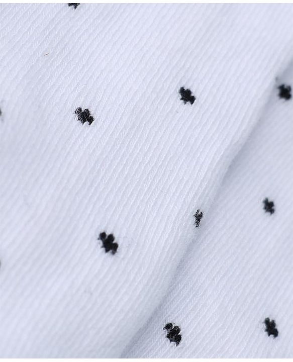 Cute Walk by Babyhug Knit Anti Bacterial Designed Tights- White