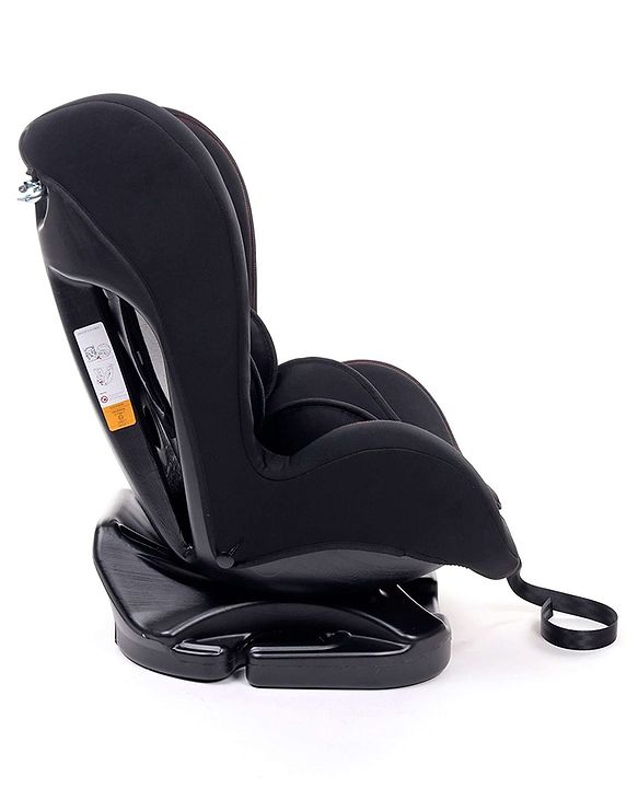 Babyhug Cruise Convertible Reclining Car Seat with Side Impact Protection - Blue & Black