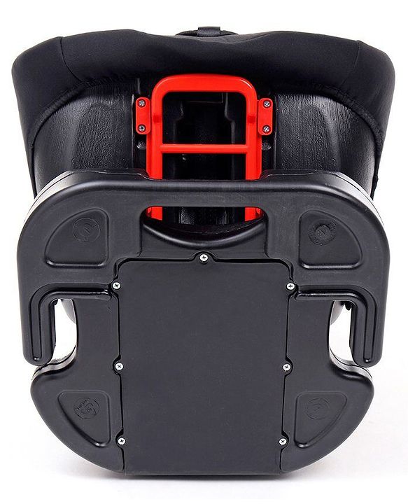 Babyhug Cruise Convertible Reclining Car Seat with Side Impact Protection - Blue & Black