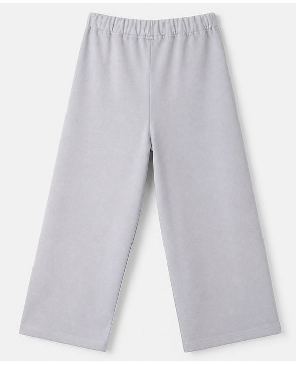Pine Kids Disney 100% Terry Knit Ankle Length Track Pant with Stitch Graphic Print - Grey