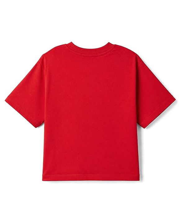 Pine Kids Marvel Single Jersey Knit Half Sleeves T-Shirts with Avengers, Spiderman & Captain America Graphic Pack of 3 - Black, Red & Blue