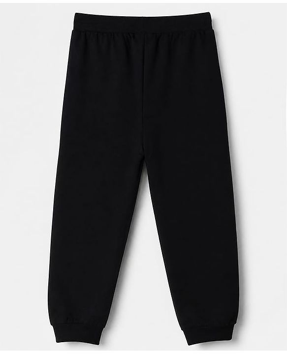 Pine Kids Marvel 100% Cotton Terry Jogger Fit Full Length Joggers in Pack of 3 - Black Grey & Red