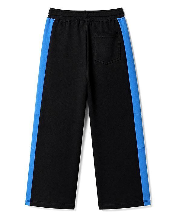 Pine Kids Marvel 100% Cotton Terry Knit Full Length Lounge Pant with Shield Print in Navy Blue