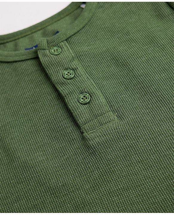 Pine Kids Knit Full Sleeves Solid T-Shirt - Green