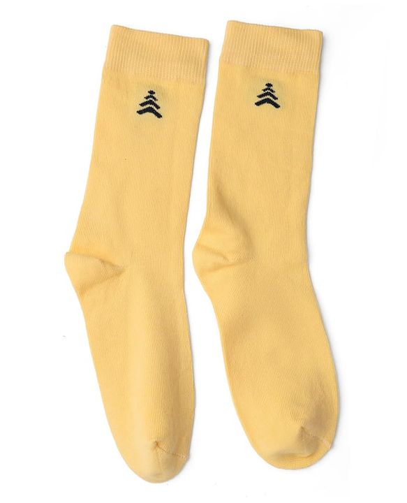 Pine Kids Cotton Knit Mid Calf Length Solid Socks Pack Of 5 - Blue Green Yellow Purple & Plum
