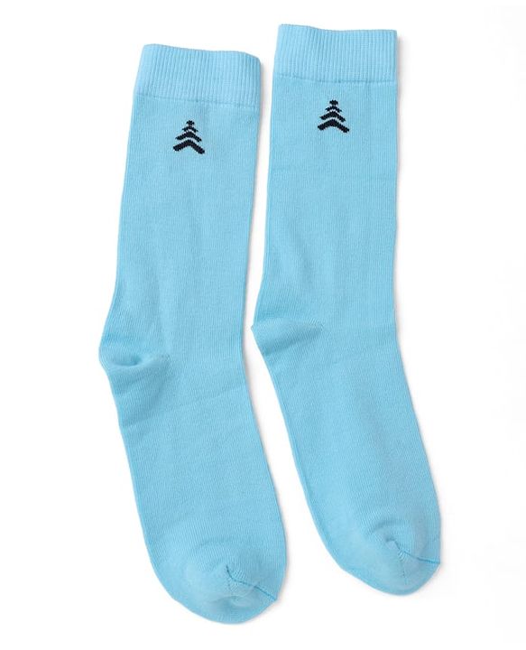 Pine Kids Cotton Knit Mid Calf Length Solid Socks Pack Of 5 - Blue Green Yellow Purple & Plum