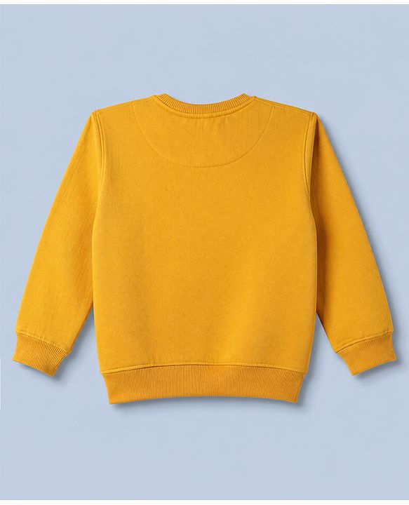 Pine Kids Cotton Mix Knit Sweatshirts with Full Sleeves and Text Print Pack of 3 - Maroon & White