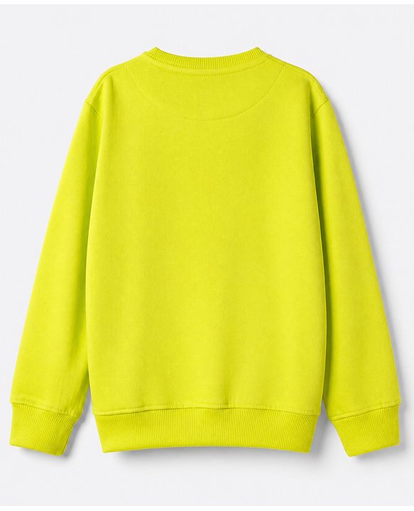 Pine Kids Cotton Mix Knit Sweatshirts with Full Sleeves and Text Print Pack of 3 in Navy Blue