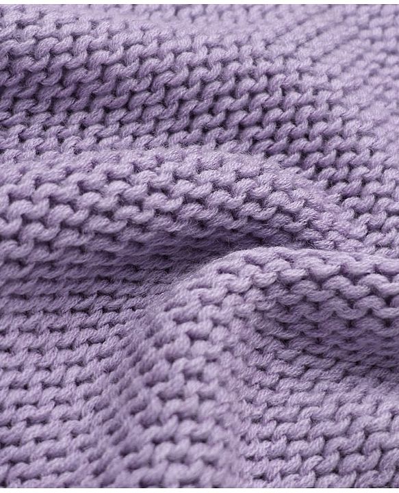 Pine Kids Pullover with Full Sleeves and Floral Embroidery in Lilac